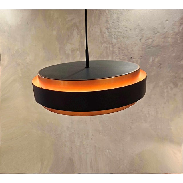 Vintage Model Sera Pendant Light by Jo Hammerborg for Fog & Mørup, 1960s For Sale - Image 6 of 7