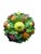 Green Vintage 20th Century Italian Majolica Ceramic Fruit Basket Centerpiece by Cottura For Sale - Image 8 of 14