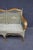 Traditional Wicker Loveseat With Decorative Lattice Back For Sale - Image 3 of 13