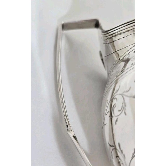 Antique George III Sterling Silver Cream Jug from Godbehere, Wigan & Boult, 1801 For Sale - Image 10 of 18