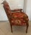 Italmond Furniture Louis XVI Style Maroon Fauteuil or Armchair With Matching Throw Pillow For Sale In Miami - Image 6 of 11