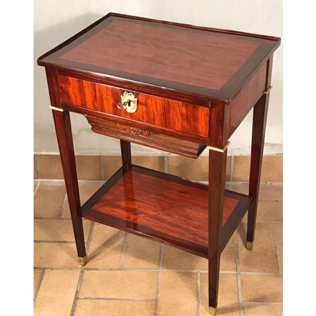 French 1810-20 Antique French Sewing or Side Table For Sale - Image 3 of 11