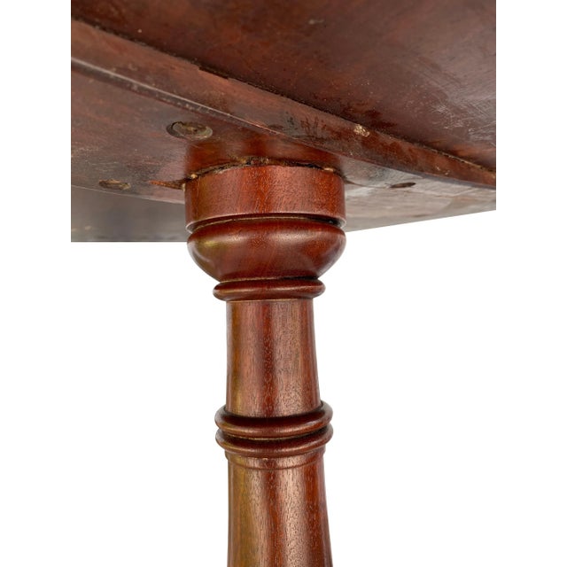 Regency Mahogany Candlestand For Sale In Boston - Image 6 of 9