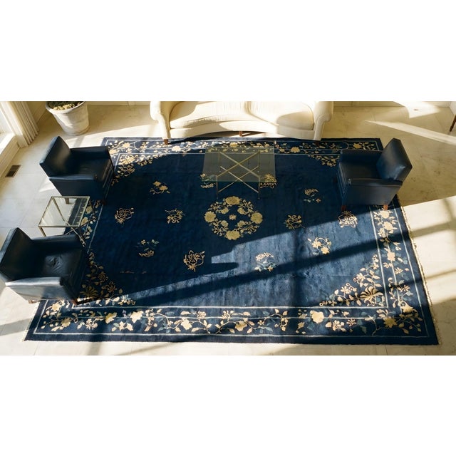 Early 20th Century Chinese Peking Carpet ( 9' x 11'4'' - 274 x 345 ) For Sale - Image 15 of 15