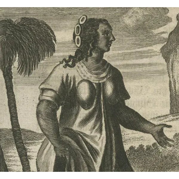 17th Century Early Indigenous Cultures, Chile, 1673, Print For Sale - Image 5 of 6