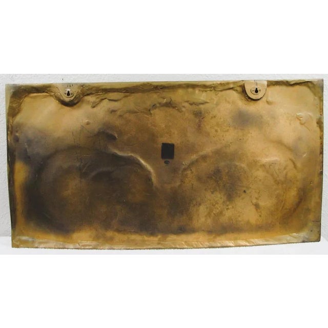 1990s Louis XVI Style Rose Basket Floral Raised Wall Plaque With Foliate Tendrils For Sale - Image 9 of 11