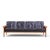 Knut Sæter for Vatne Møbler Mid Century Norwegian Teak Sofa This sofa measures: 87 wide x 31 deep x 29.25 inches high,...
