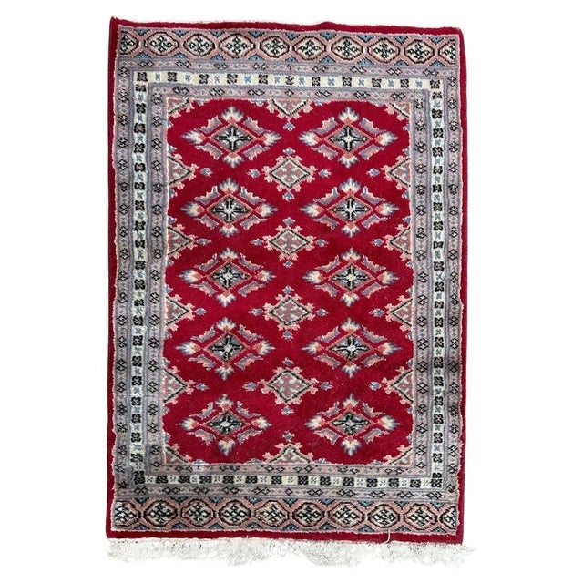 Small Vintage Pakistani Rug, 1980s For Sale - Image 13 of 13