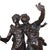 Fine late 19th century French bronze sculpture signed H. Dumaige for Henry Étienne Dumaige. The bronze depicts two...