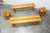 Mountain Style Pine Benches and Stools, 1970, Set of 4 For Sale - Image 15 of 18
