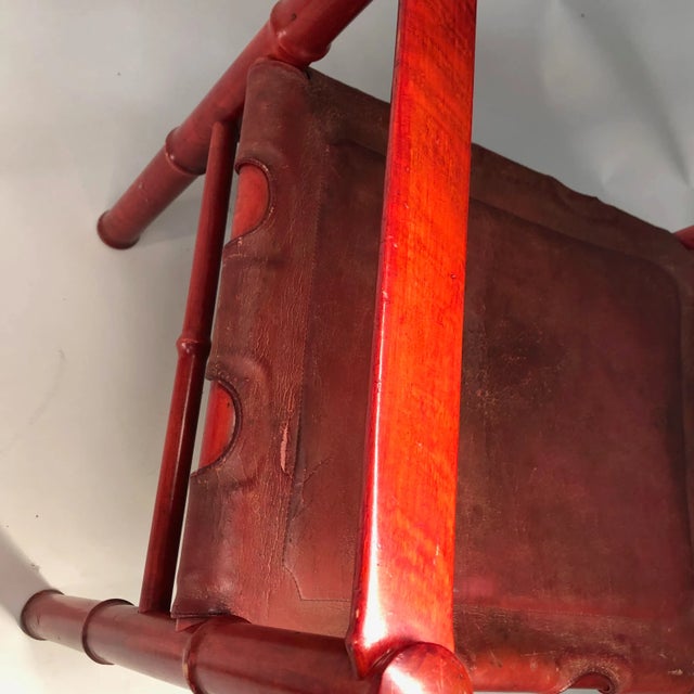 Billy Haines Style Faux Bamboo Chairs - a Pair For Sale - Image 10 of 12