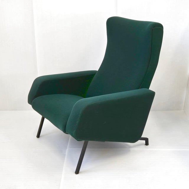 Vintage Trelax Chair in Jersey and Metal by Pierre Guariche for Meurop, 1960s For Sale - Image 15 of 15
