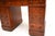 Antique Victorian Walnut Leather Top Pedestal Desk, 1890 For Sale - Image 10 of 11