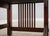 Stickley Mission Cherry Leather Bench For Sale - Image 10 of 16