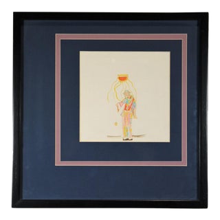 Profeta Joven Surrealist Figurative Pencil Drawing in the Style of Salvador Dali For Sale