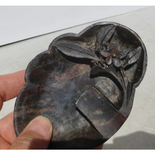 Vintage 60s' Chinese Soapstone Ashtray For Sale - Image 4 of 4