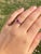 The 183rd Street: Oval Natural Ruby and Natural Diamond Ring in White Gold For Sale - Image 11 of 11