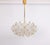 Large Frosted Glass and Brass Chandelier from Kinkeldey, Germany, 1970s For Sale - Image 15 of 18