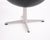 2000 - 2009 Egg Ottoman in Black Elegance Leather by Arne Jacobsen for Fritz Hansen, 2006 For Sale - Image 5 of 8