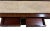 Maitland - Smith 1990s Vintage Maitland Smith Mahogany Natural Finish Console with Faux Shagreen Inlay For Sale - Image 4 of 12