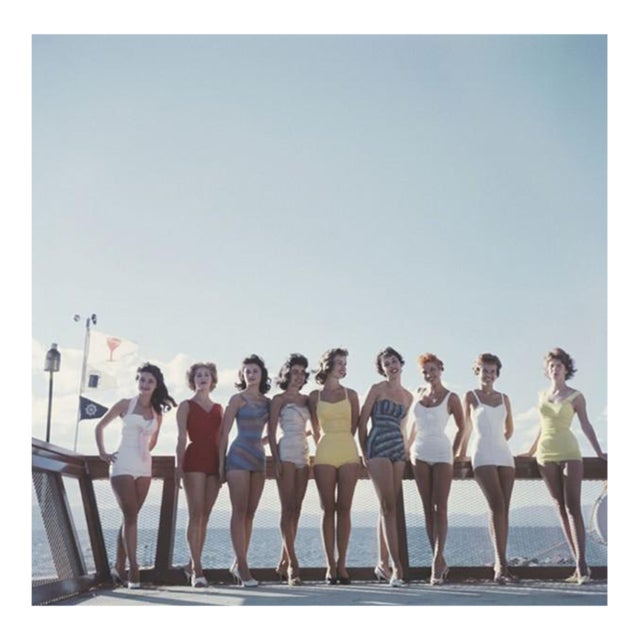Lake Tahoe Ladies Slim Aarons C Print For Sale