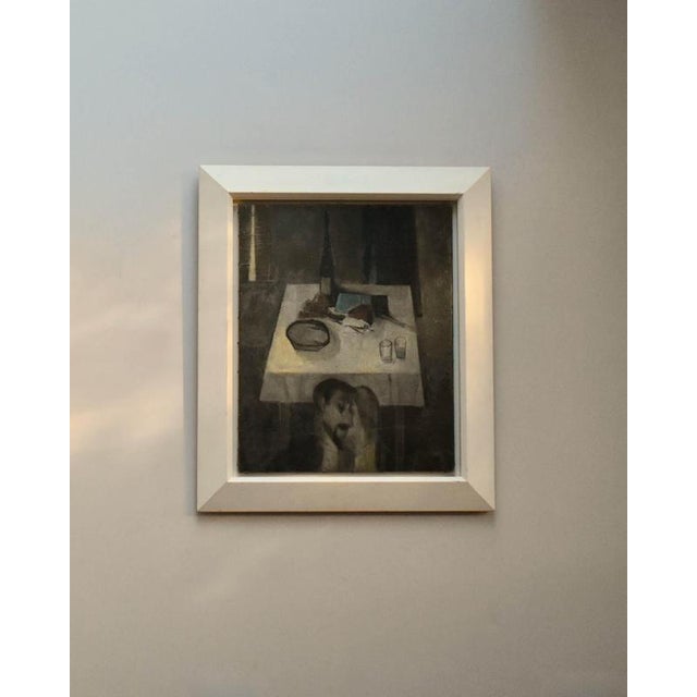 Modern British School Artist, Still Life with Lovers, Mid-20th Century, Oil on Canvas, Framed For Sale - Image 3 of 9