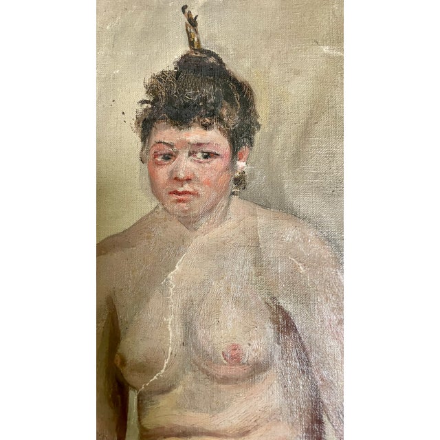 Frederic Van Der Linden, 1890s, Oil on Canvas For Sale - Image 5 of 6