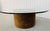 Adrian Pearsall Mid-Century Modern Adrian Pearsall Glass Top Drum Coffee Table For Sale - Image 4 of 5