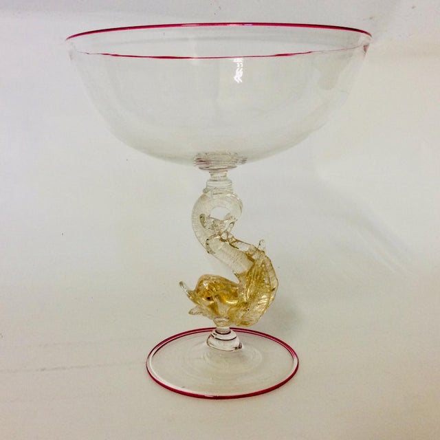 Glass Murano Blown Glass Centerpiece, 1980s For Sale - Image 7 of 7