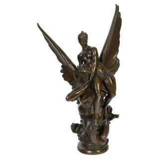 19th Century Sculpture in Patinated Bronze attributed to Ferdinand Barbedienne For Sale