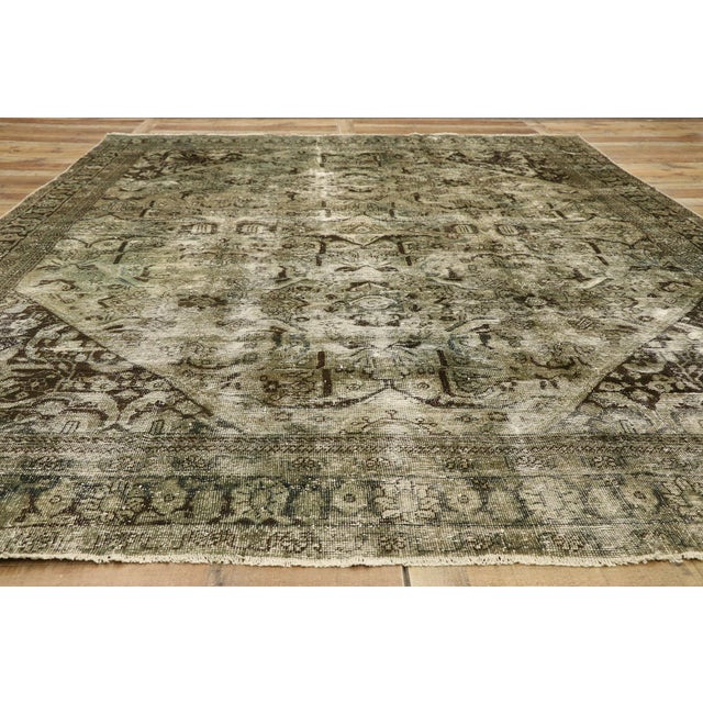 Textile Late 19th Century Persian Mahal Rug, 09'00 X 12'02 For Sale - Image 7 of 14