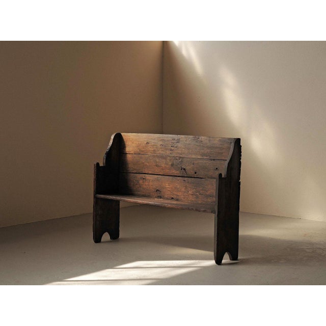 Wood Farm Bench, Ardèche, France, 19th Century For Sale - Image 17 of 17