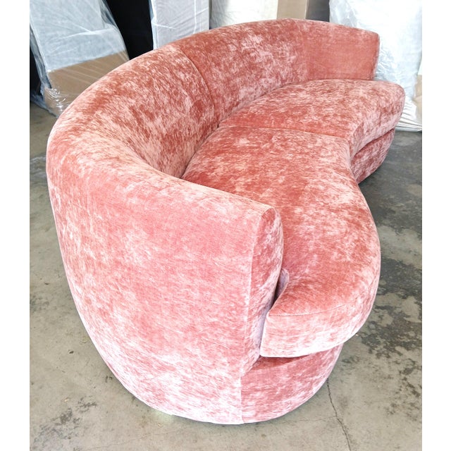 DesignXQ Scarlet Curved Sofa For Sale In Los Angeles - Image 6 of 6