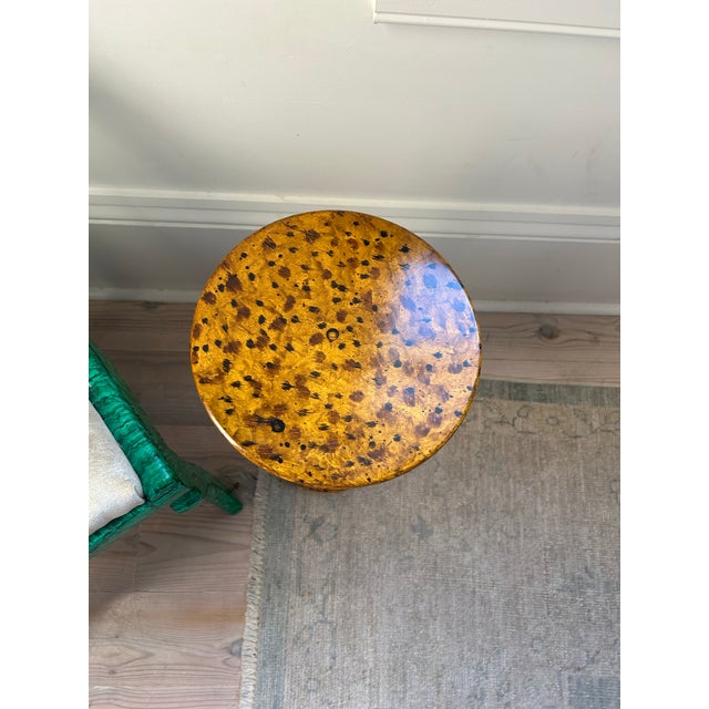 2020s Pair Tortoise Drink Tables For Sale - Image 5 of 5