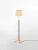 Natural and brass pie de salón g3 floor lamp by jaume sans dimensions: d 40 x h 120-160 cm materials: metal, leather,...