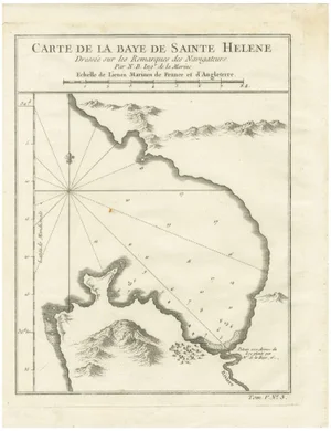 French Naval Chart by N.B. Ingénieur De La Marine, 1770