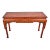 Chinese Chippendale Style Console Table W/ Lacquered Chinoiserie Decoration For Sale