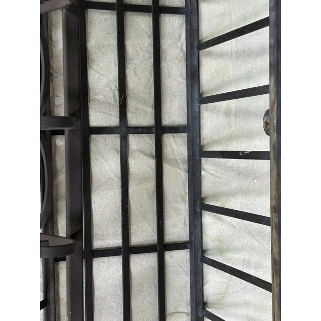 Late 20th Century Set of Four Wrought Iron Window Boxes For Sale - Image 9 of 12