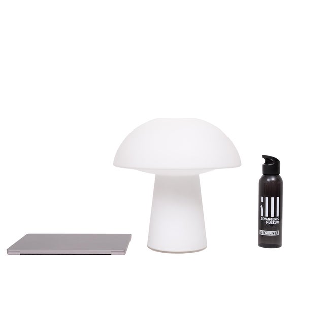 1970s Large Mushroom Table Lamp from Glasshutte Limburg, Germany, 1970s For Sale - Image 5 of 10
