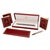 Must de Cartier Santos Fountain Pen with 18ct Gold Nib, Brushed Steel and Gilt Metal, 1990s, Set of 2 For Sale - Image 4 of 4