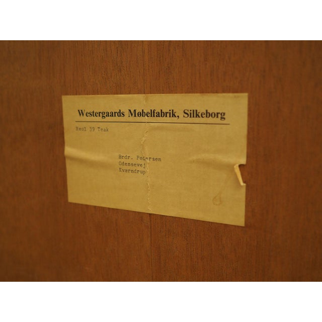 Teak Bookcase by Westergaards Møbelfabrik, 1960s For Sale - Image 14 of 15