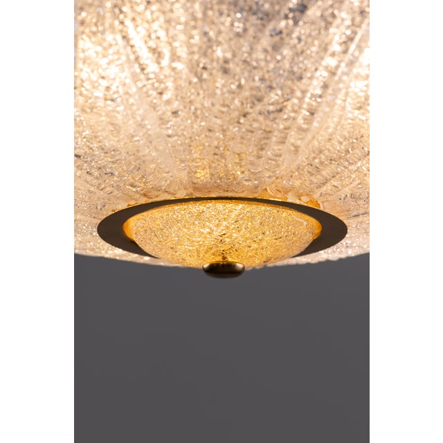 Murano Glass Hanging Lamp from Barovier & Toso, 1980s For Sale - Image 4 of 11