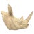 A striking and highly decorative rhinoceros head bust sculpture, realistically modelled and presented on a substantial...