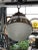 Neoclassical Nautical Hanging Globe Pendant Light 1950s For Sale In Los Angeles - Image 6 of 7