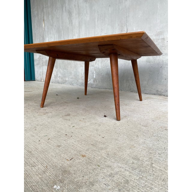 Paul McCobb Planner Group Maple Low Table With Modular Drawer Top For Sale - Image 10 of 12