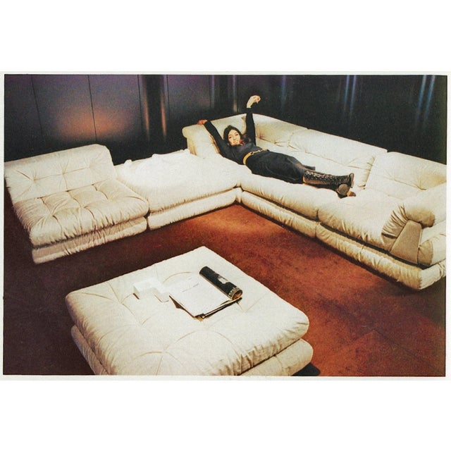 Animal Skin 1970s Roche Bobois Mah Jong Sofa First Edition Leather 14 Pieces For Sale - Image 7 of 8