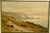 Wood Antique Coastal Landscape Watercolor Painting Signed by W J Gibbs - Circa 1901 For Sale - Image 7 of 10