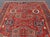 Red Antique Heriz Rug With Red Field, Geometric Tribal Motifs and Navy Blue Border 9'2 X 11'10 For Sale - Image 8 of 17
