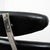 Metal Mid Century Danish Modern Lounge Chairs Corona Set of 2 Black Chrome Ottoman MCM For Sale - Image 7 of 11