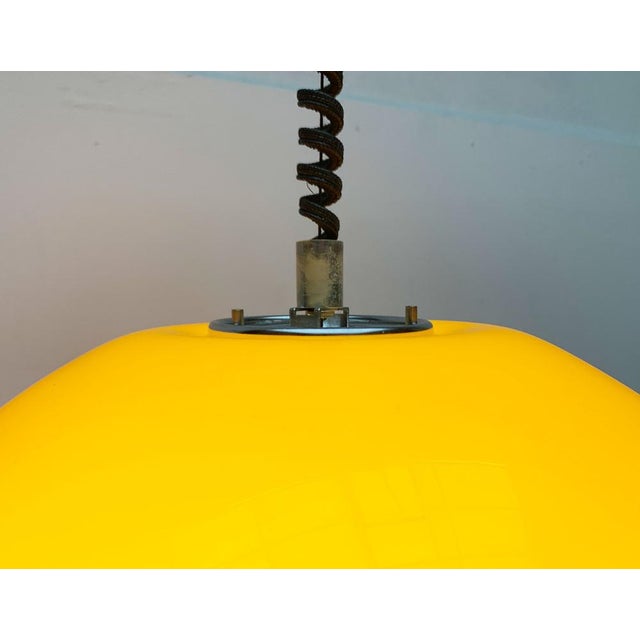 Mid-Century Space Age Cabras Pendant Lamp by Luigi Massoni for Guzzini, 1960s For Sale - Image 9 of 18